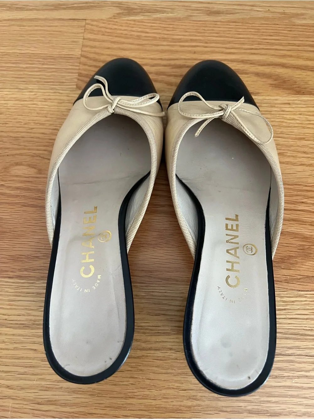 CHANEL slip mules